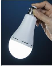 หลอดไฟฉุกเฉิน LED A80 12W AC 220V ขั้ว E27 แสงสีขาว แบตเตอรี่ลิเธียมสำรอง 3 ชั่วโมง IP20 - Product Image 3