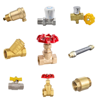 Vanne à opercule en laiton DN15-DN100, Vanne de régulation manuelle PN16, Vanne à opercule coulissante filetée BSP NPT en bronze pour eau et vapeur