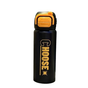 Creative Letter Square Buckle Double Drink Pop Up <b>Thermos</b> Cup 316 Stainless Steel Portable Travel Water <b>Bottle</b> - Product Image 3