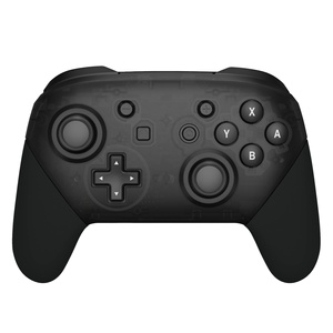 EXtremeRate Black Replacement Handle Grips <b>Case</b> Cover Soft Touch DIY Hand Grip Shell Housing for Nintendo <b>Switch</b> Pro Controller - Product Image 2