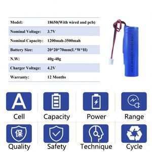 Bateria Recarregável Liitokala 24V10000Mah 7S5P 18650 29.4V 4Ah de Íon de Lítio Bms 300W de Alta Potência - Product Image 4