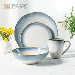 Best Price Porcelain Plates Sets Dinnerware Dinner Plate Dish Set nordic travel ceramic coffee mugs Tableware