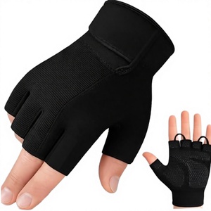 Guantes de Gimnasio Transpirables BEAST RAGE de PU para Levantamiento de Pesas, Ciclismo, Antideslizantes, con Palma Acolchada, Medios Dedos, Unisex - Product Image 3