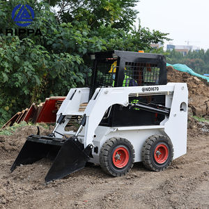 2024 gaya baru Mini selip Steer Loader aksesoris kinerja tinggi pemuat depan dengan garpu palet biaya lebih tinggi pemuat Mini - Product Image 6