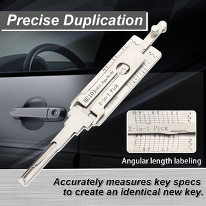 리시툴 2 in 1 리시 HU101 2in1 열쇠공 도구 열쇠공 용품 자물쇠 따기 도구 - Product Image 2