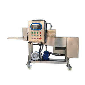 Machine à paner automatique en acier inoxydable 304, 200 kg/h, avec pompe à moteur et roulement en cascade, pour anneaux de calamar - Product Image 4