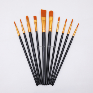 Artecho Pinceau pour la peinture artistique Manche en plastique Pinceau en <span class=keywords><strong>nylon</strong></span> pour la peinture acrylique/aquarelle/gouache/huile - Product Image 1