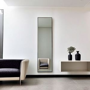 Wholesale Luxury <b>Full</b>-<b>Length</b> Dressing Floor <b>Mirror</b> Black Metal Framed Bedroom <b>Mirror</b> Contemporary Design for Any Occasion - Product Image 2