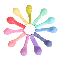 Ballons en latex pastel macaron de couleur, de forme ronde, de taille mini, 5 pouces