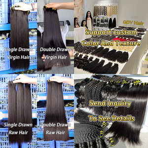 ดรอปชิปปิ้ง ผมหยิกฟูแบบแอฟโฟร แท้ 100% เกรด 15A แบบดิบ ไม่ผ่านการแปรรูป  แบบ Double Drawn  จำหน่ายเป็นมัด - Product Image 4