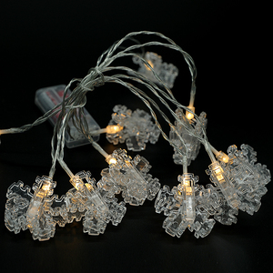 Luci a Stringa LED Moderne in Plastica, Smart Home, Alto CRI 90, Vari Design: Fiocchi di Neve, <span class=keywords><strong>Farfalle</strong></span>, con Interruttore, per Decorazione Casa e Soggiorno - Product Image 2