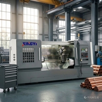 Torno CNC de Cama Inclinada de Alta Resistencia TCK63 para Torneado de Metales, Mandrinado Preciso, Centro de Mecanizado CNC Automático