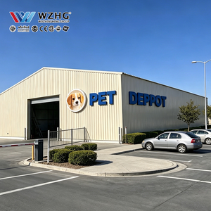Prefabricated Wholesale Processing Plant Modular Expansion Animal Products Center Steel Structure Pet Depot Warehouse - Product Image 1