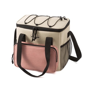 Neoprene Insulated Cooler Bag Portable Picnic Backpack Blue with Mesh Side Pocket All Seasons Use - Product Image 3