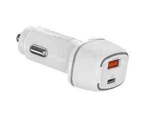 PD QC ชาร์จ 38W รูรับแสงรถ Mount Charger USB Type-C Dual พอร์ตชาร์จเร็วปืนเหล็กอะแดปเตอร์ไฟโทรศัพท์