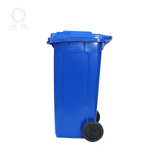 120L Plastic Waste Bin Trash Can Outdoor Dustbin Garbage Container Recycle Bin With Lid For Sale