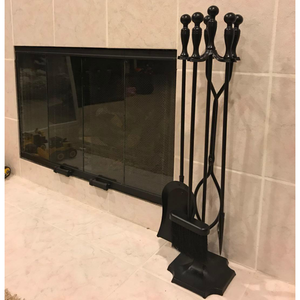 Suministros de jardín profesionales Juegos de chimenea de alta calidad Accesorios de chimenea personalizados Juegos de herramientas de chimenea de servicio pesado - Product Image 6