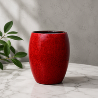 Décoration intérieure, fleurs artificielles contemporaines de luxe, pot en PP verni, durable, léger, capacité de 10 à 30 L, pour la maison, le jardin