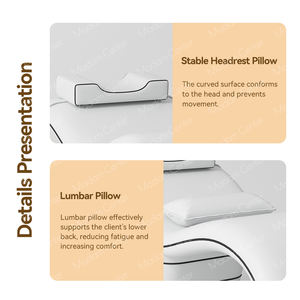 Madamcenter Cama de Masaje Curva de Lujo Sillas para Cejas para Extensión de Pestañas <span class=keywords><strong>Camilla</strong></span> de Estética para Lashistas y Esteticistas - Product Image 4