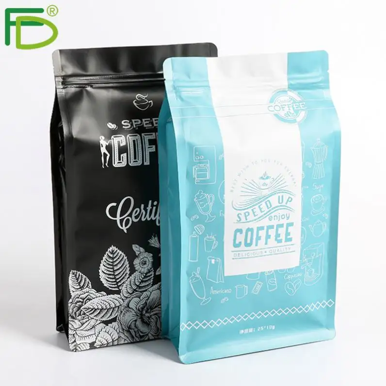 Latest Design Packaging Coffee Package 50G Kraft Paper Bag