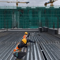 Plateau de coffrage en treillis d'acier sur mesure, galvanisé à chaud, pour dalles de béton, directement de l'usine, pour projets de structures en acier