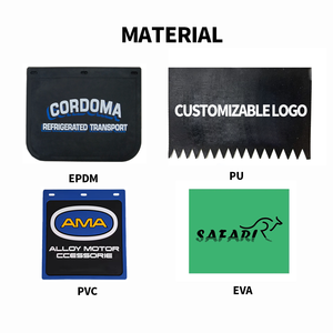 Garde-boue de qualité supérieure, résistant aux UV, en caoutchouc, protection contre les intempéries, pour voitures, camions, fourgonnettes et SUV - Product Image 3