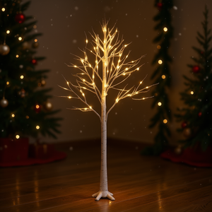 Árbol de Abedul Artificial Iluminado con LED Blanco Cálido de 8 Modos, Iluminación Decorativa para Bodas, Fiestas y Festivales - Product Image 2