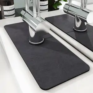 Dish Drying Mat Sink Faucet Splash Guard Faucet Splash Catcher