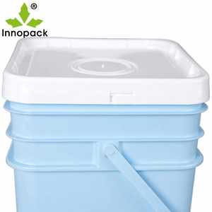 <span class=keywords><strong>Venta</strong></span> al por Mayor de <span class=keywords><strong>Bidones</strong></span> de Plástico Cuadrados Coloridos de 20l, Cubeta de Plástico Grande con Asa y Tapa - Product Image 2