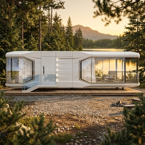 Maison Capsule Spatiale Modulaire Préfabriquée Directement de l'Usine avec Salle de Bain et Cuisine pour Usage Résidentiel, Camping, <span class=keywords><strong>Location</strong></span> et Projets Hôteliers - Product Image 2