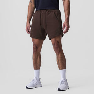 RUIQUWIN Short d'entraînement de course à séchage rapide pour hommes 100% coton vente en gros Short de basket-ball respirant motif solide - Product Image 2