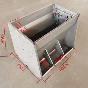 Hai mặt thép không gỉ lợn thức ăn máng cho nuôi vỗ béo lợn Thức Ăn Tự động pha chế tấm kim loại chế tạo - Product Image 5