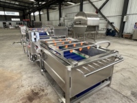 Commerciële fruit- en groentewasser, industriële groente-ozonbel-wasmachine