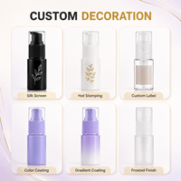 Flacon pompe mini personnalisé pour sérum et lotion cosmétique – Emballage transparent, noir, blanc – Contenant vide en plastique OEM/ODM