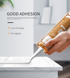 100% Mastic en silicone acétique transparent professionnel à usage général <span class=keywords><strong>pour</strong></span> salle de bain et cuisine - Product Image 2