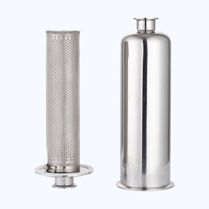 Bán Hot <span class=keywords><strong>SS304</strong></span>/316L nước giải khát ngành công nghiệp thực phẩm gương đánh bóng thẳng lọc vệ sinh 500 lưới 1.5 "triclamp bia Lọc - Product Image 4