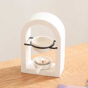 Brûleur d'<span class=keywords><strong>encens</strong></span> en forme d'arche en gypse, diffuseur décoratif en céramique pour huiles essentielles et cire <span class=keywords><strong>de</strong></span> bougie, pour aromathérapie - Product Image 4