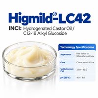Huile de ricin hydrogénée, glucoside d'alcool C12-18, agent de suspension à cristaux liquides pour shampooing et gel douche
