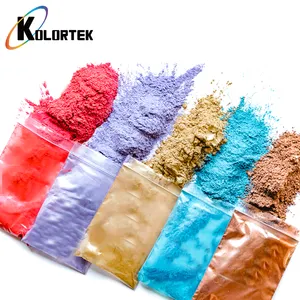 Kolortek Da An Toàn Lip Gloss Mica Bột Mica Sắc Tố Bột Mica Bột Cho Nhựa Epoxy Xà Phòng Màu