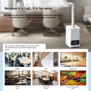 Humidificateur ultrasonique commercial à grande production de brume, capacité de 6 L, machine de rafraîchissement des fruits et légumes pour la chambre à coucher, le bureau, le sol - Product Image 5