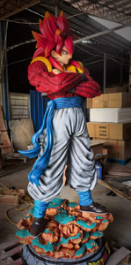 Nouvelle sculpture en résine Super Saiyan 4 Gogeta & <span class=keywords><strong>Goku</strong></span> grandeur nature 1/1 pour exposition et collection - Product Image 4