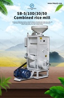 Machine à décortiquer le riz combinée SB30, de haute qualité, entièrement automatique, pour moulin à riz