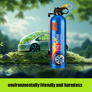 Emergency Flat <strong>Aerosol</strong> Emergency Fix a Flat <strong>Tire</strong> Sealer and <strong>Inflator</strong> Tyre Repair Leakage - Product Image 2