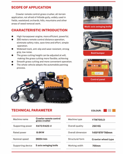 Điều khiển từ xa máy cắt cỏ Robot Xăng Crawler Điều khiển từ xa 800mm afstandsbediening grasmaaier - Product Image 2