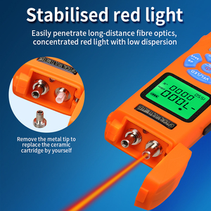 Testeur <span class=keywords><strong>de</strong></span> fibre AUA-C70/C50-15/30/50MW pour interface SC/FC/ST <span class=keywords><strong>10</strong></span> longueurs d'onde intégré VFL <span class=keywords><strong>RJ45</strong></span> LED compteur <span class=keywords><strong>de</strong></span> puissance optique Rechargeable - Product Image 5