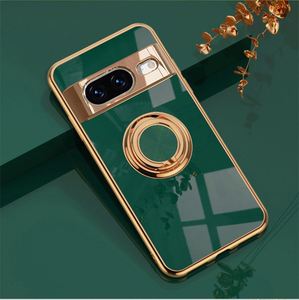Coque de téléphone galvanoplastie pour Google Pixel 8 Pro 7A 7 6A 6 5A 5G 5 Covers Luxury Tpu Magnetic Ring Car Holder 360 SJK133 Laudtec - Product Image 6