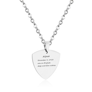 Collier personnalisé en or 18 carats à plusieurs couches, pendentif chaîne en or, bijoux, collier avec nom pour femme - Product Image 2