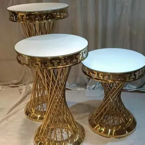 Goede Deal Gouden Plint Cake Stand Decoratie Voor Bruiloft Evenement Display Rekken Te Koop