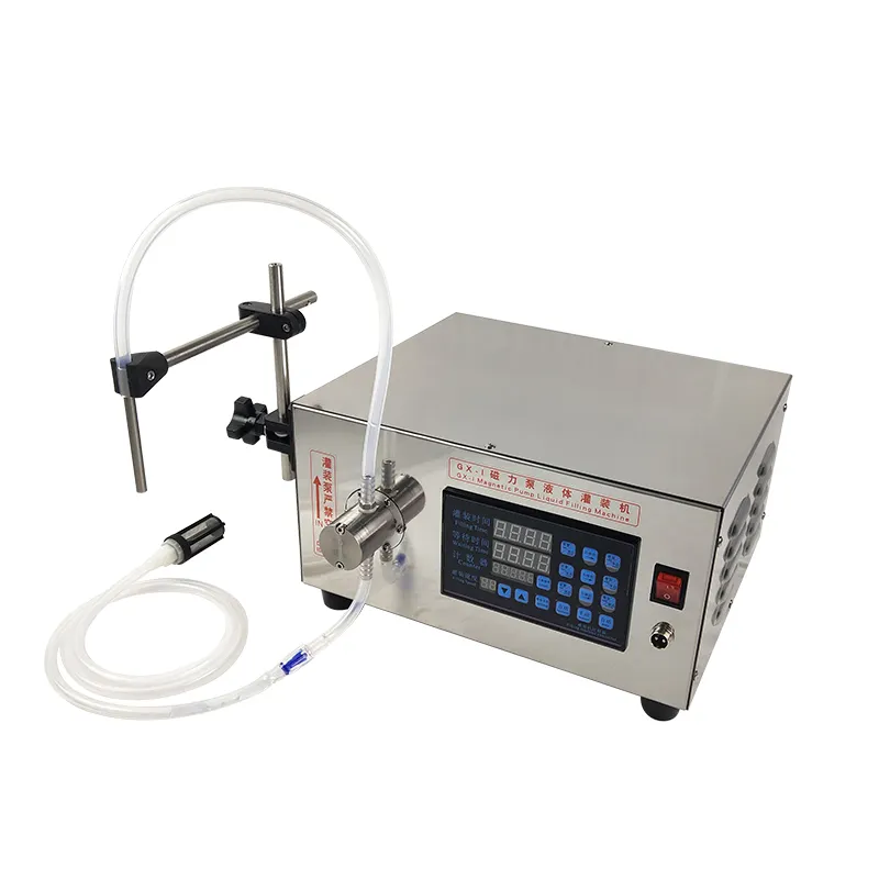 Magnetic pump liquid filling machine automatic quantitative small solvent filling perfume essential oil filling machine