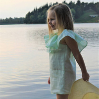 Robes personnalisées respirantes ODM pour enfants, vêtements de mode sur mesure, robe de fête pour bébé fille avec dentelle